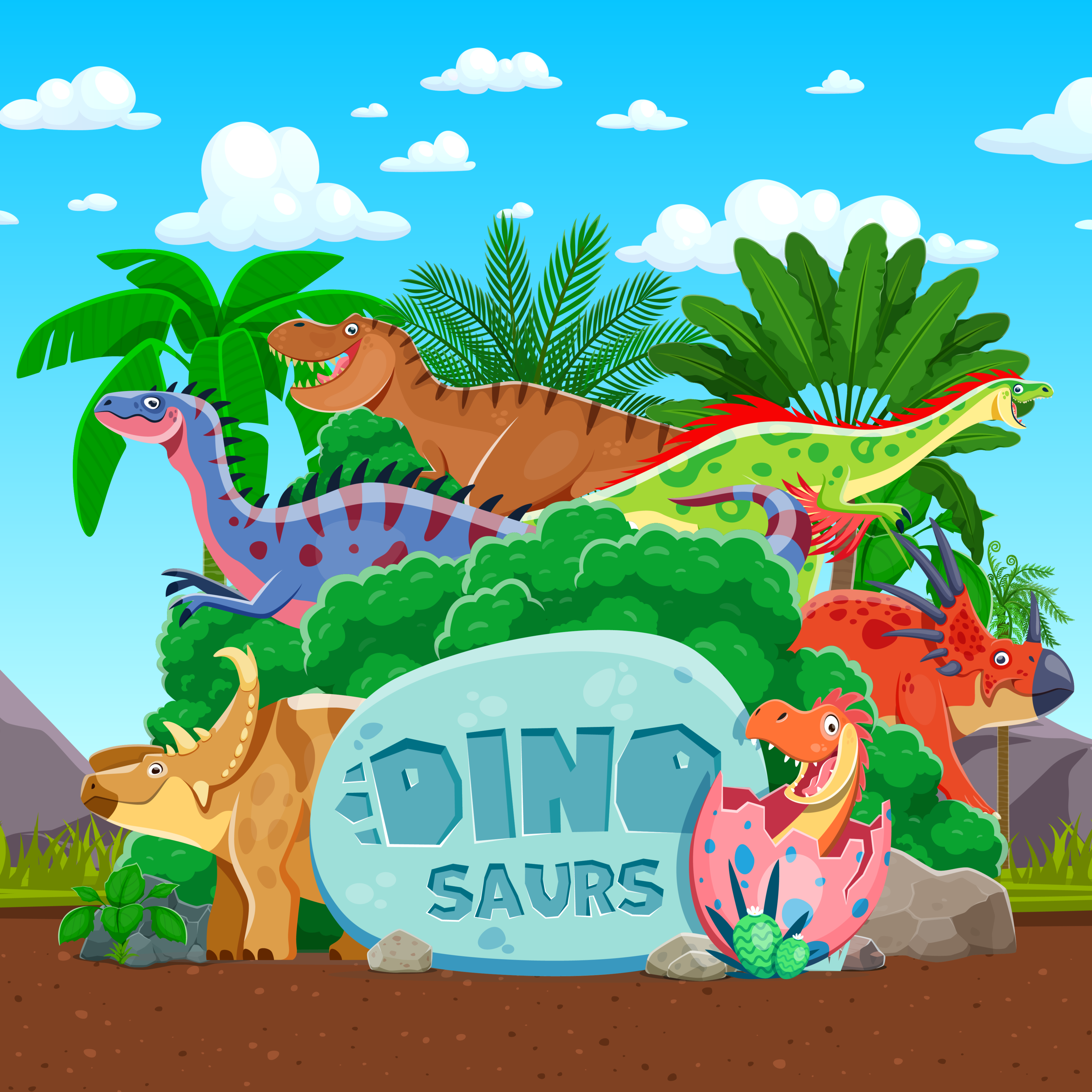 Dinosaurs graphic