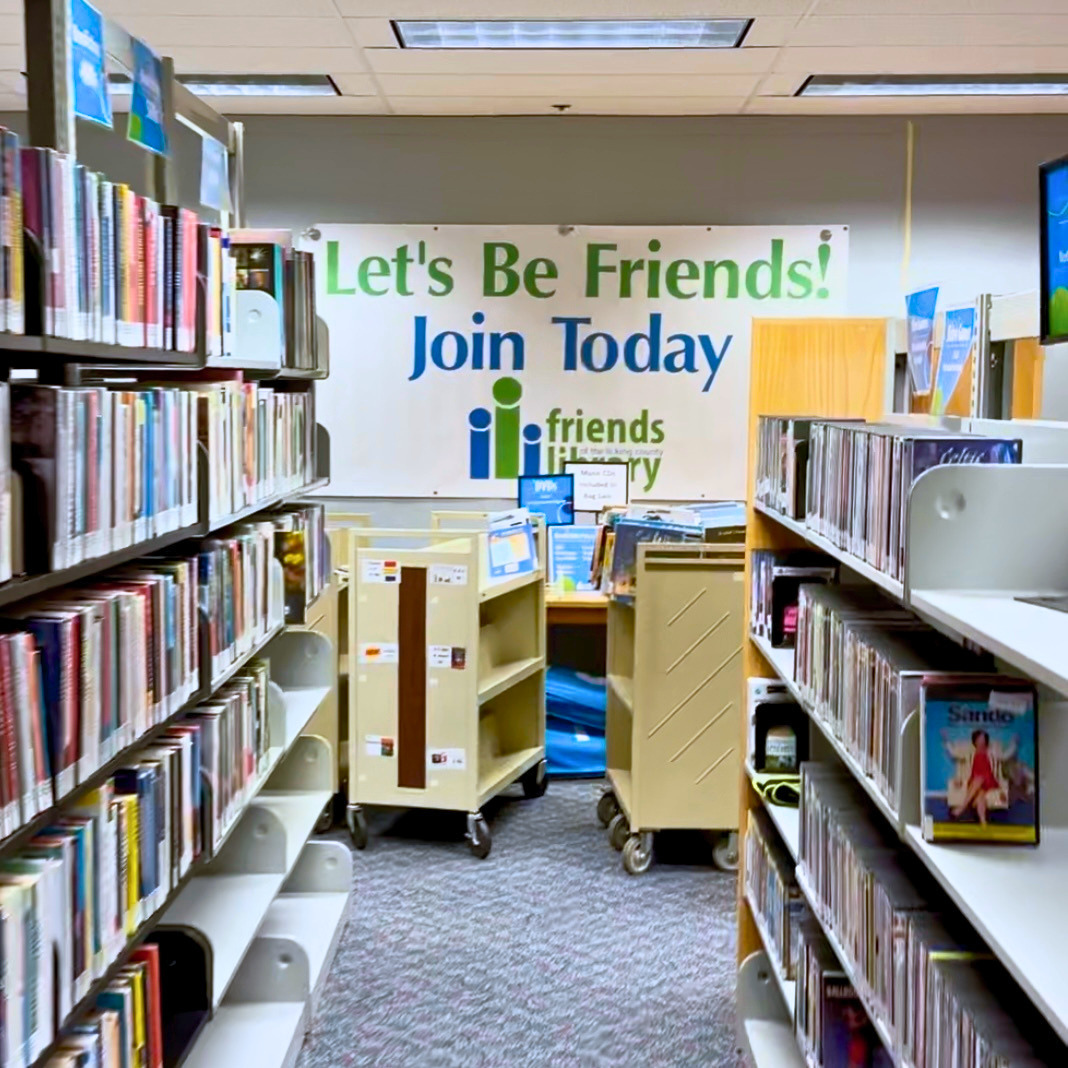 Material donations for the Friends of the Licking County Library